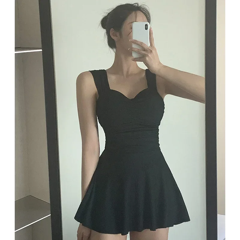 2025 New Style Women's Bikini Swimsuit Sexy Slimming Beach Vacation Hot Spring Thermal Skirt Design Separate Swimwear