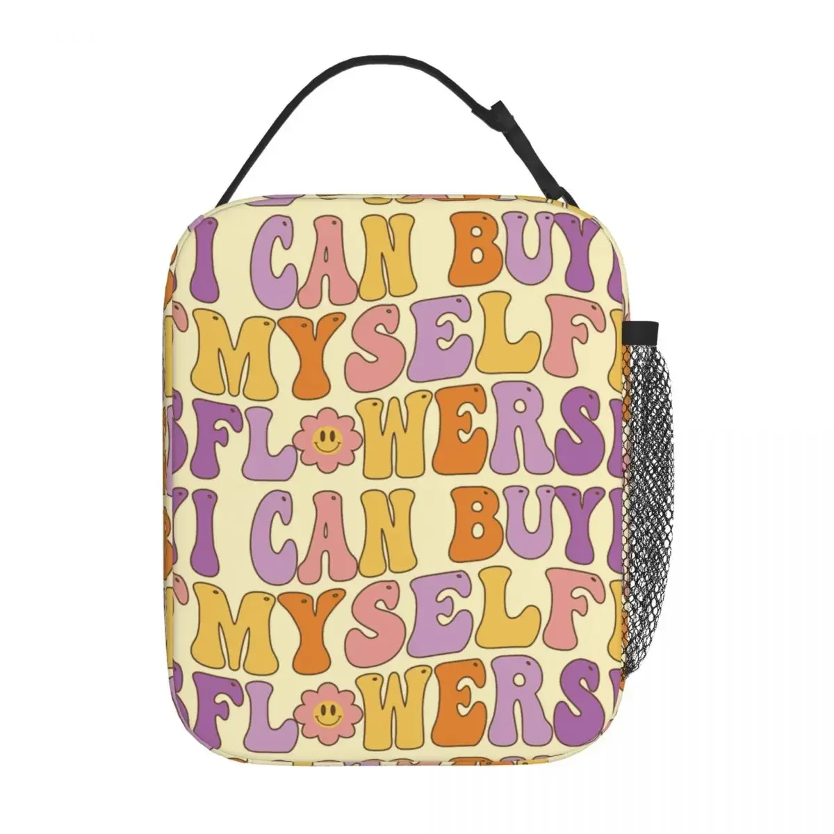 Insulated Lunch Boxes Miley Cyrus Flowers Product I Can Buy Myself Flowers Food Bag Unique Design Thermal Cooler Bento Box