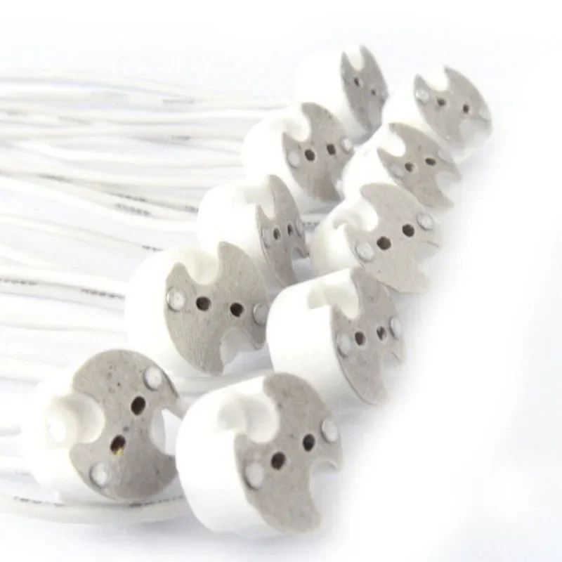 10pcs 15cm MR11 MR16 GU5.3 G4 Wire Connector Halogen LED Bulbs Holder Base Socket