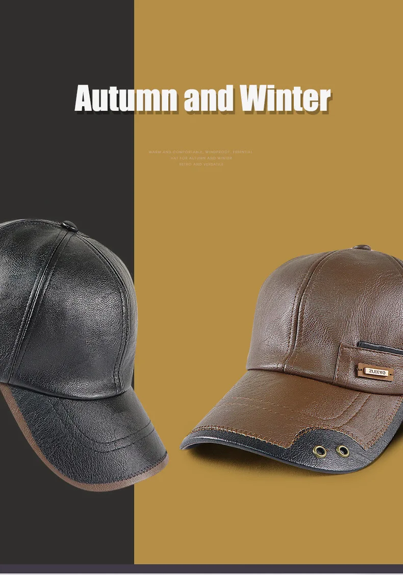 2026 New Women Men Hat PU Leather Baseball Cap Visor Light Board Solid Men Hip Hop Cap Outdoor Sun Hat Adjustable Sports Caps