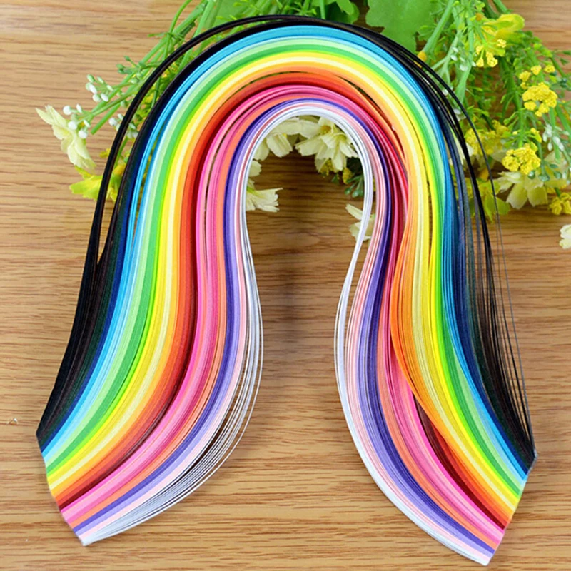 3mm,39cm,260個の花の形をしたDIY装飾紙,手作りの装飾ツールのセット