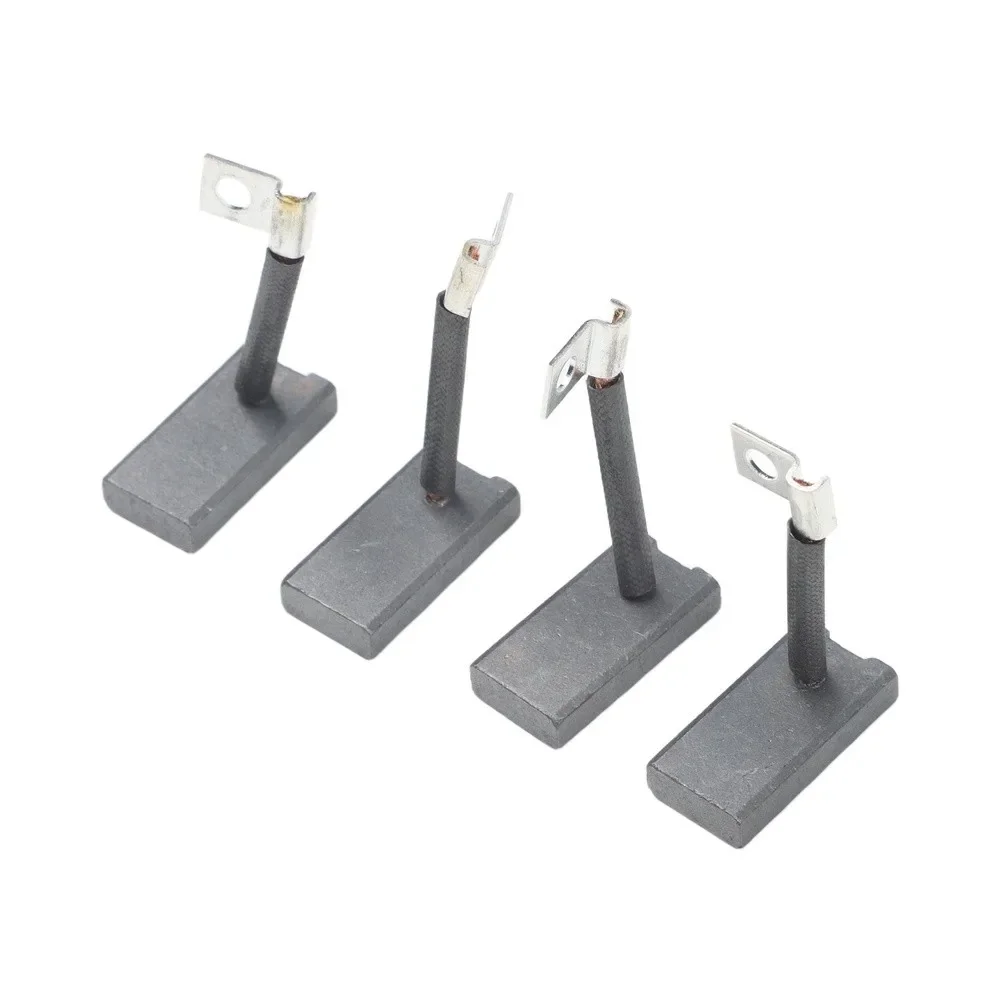 4 Pcs High Performance Carbon Brushes For For Golf Cart Starting Motor Replacement Easy Installation Conductive Accessories