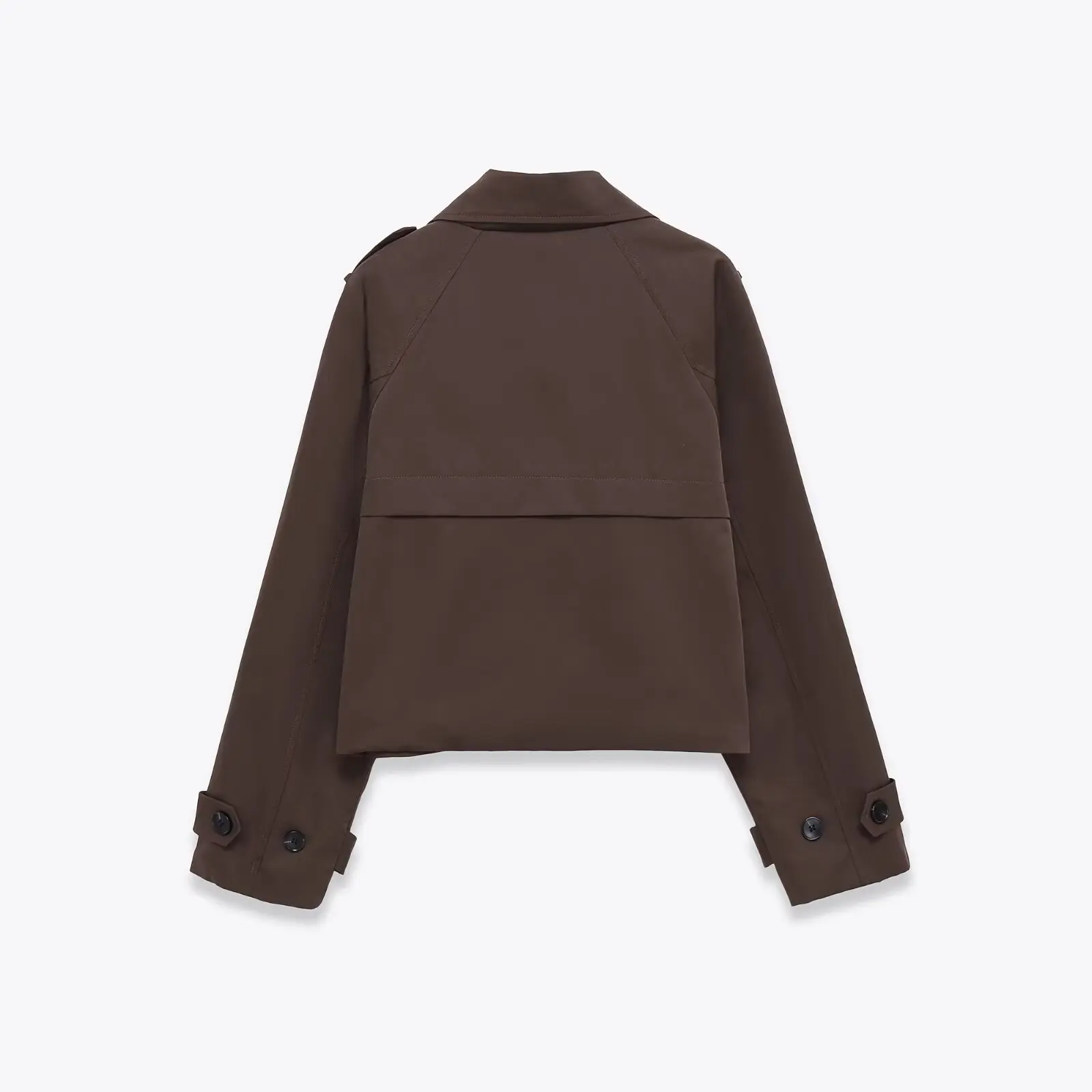 

JNLEAOG Faionable Long Sve Zipper Double Front Coat Autumn New Sle Women's Clothing Straight Tube pe Polyester Fiber
