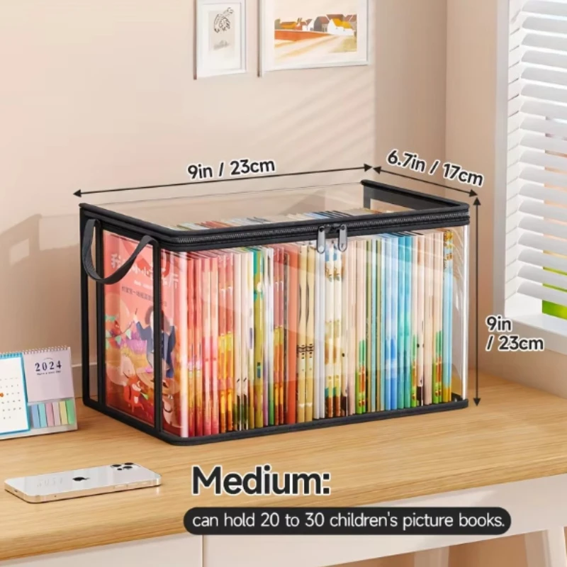 PVC Storage Bag with Flip Lid & Viewing Window