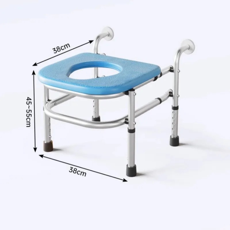 مقعد مرحاض مثبت على الحائط للحمام، كراسي استحمام قابلة للطي، قابلة للغسل، مقعد بلوري، مقعد صوان