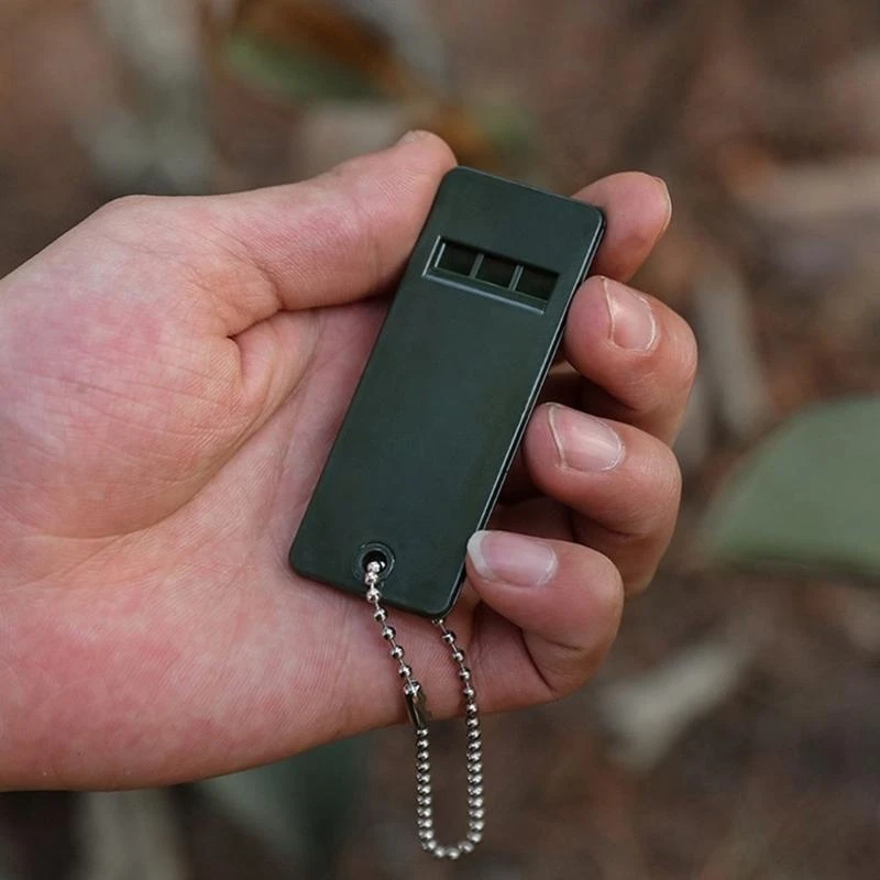  Adjustable Strap Safety Pennywhistle High Pitched Survival Gadget for Camping Hiking Weatherproofs Small ABS Construction - Image 2