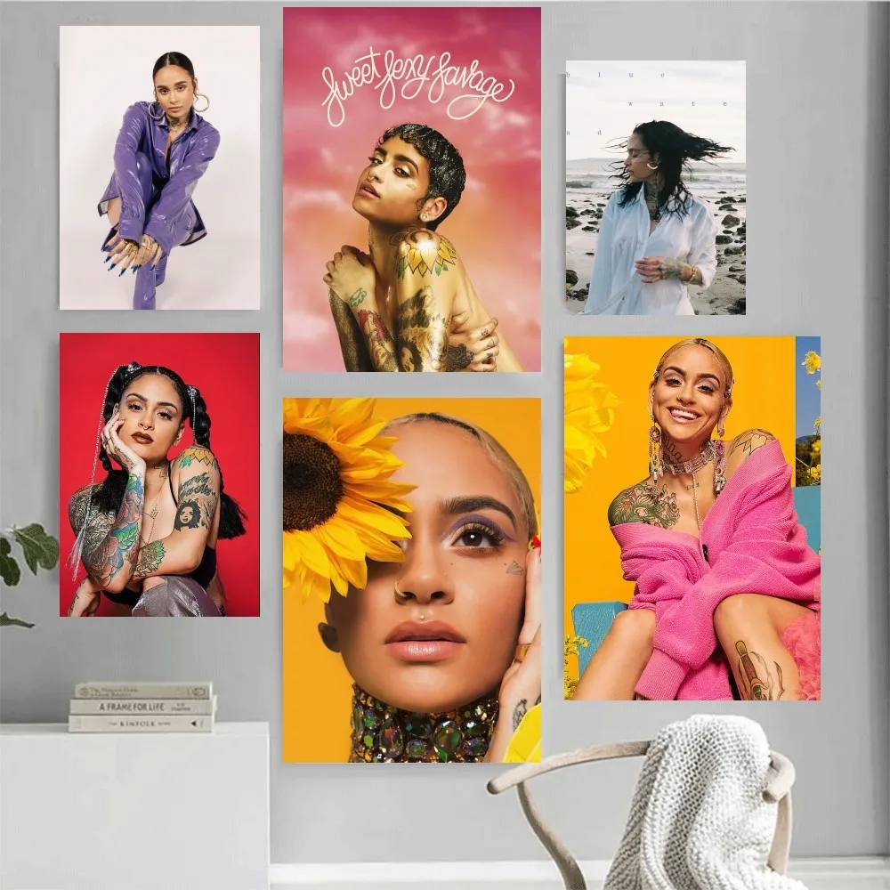 Kehlani singer Poster Home Office Wall Bedroom Living Room Kitchen Decoration Painting