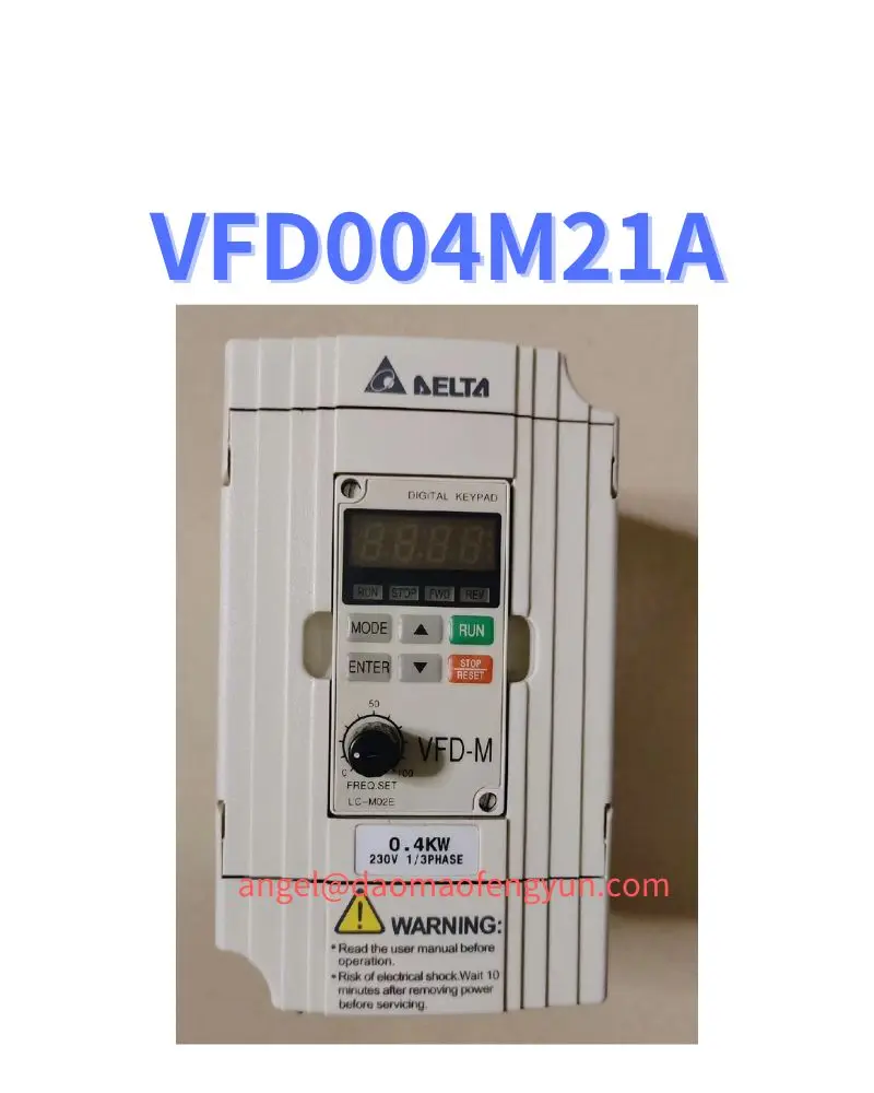 VFD004M21A Used inverter 0.4kW 230V 1/3PHASE operating function OK