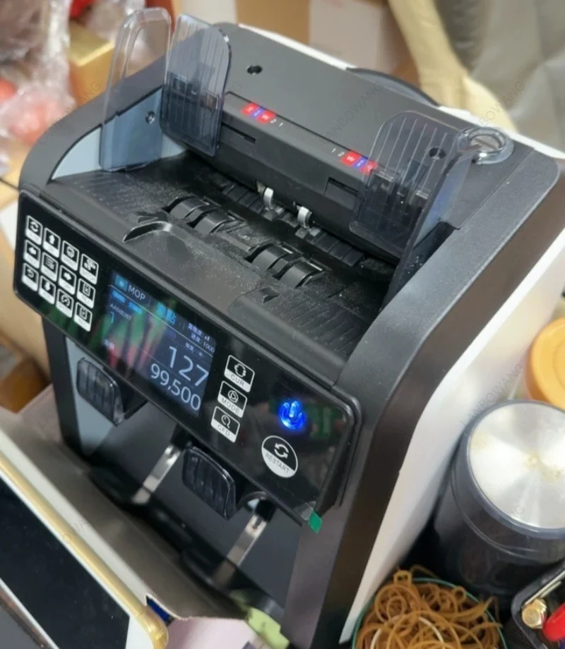 AL-950 Mixed Money Counter Dual Sensor Counterfeit Detection Intelligent Currency Counting Machine