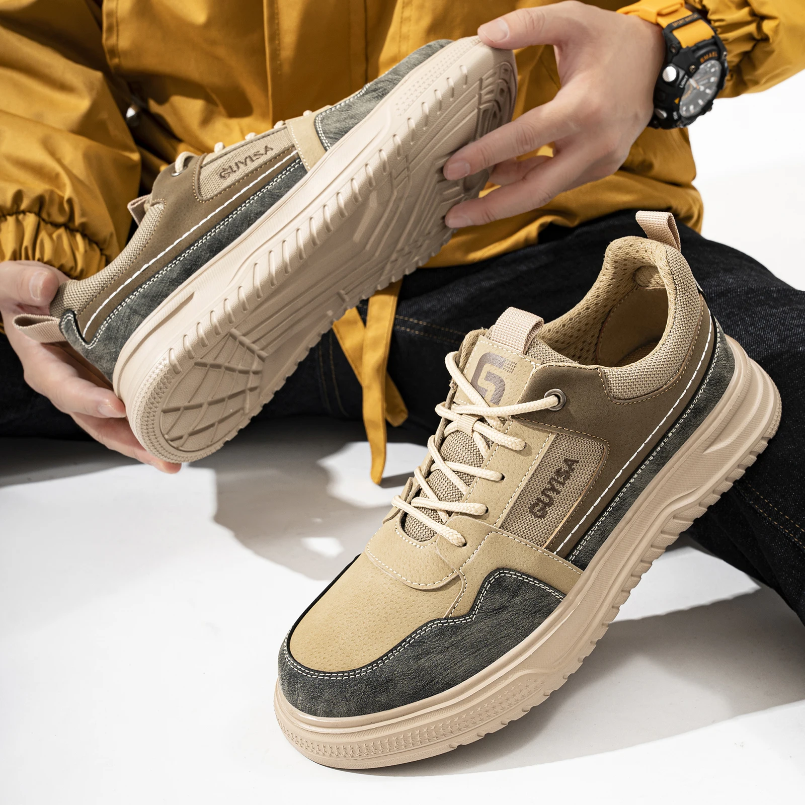 أحذية السلامة للرجال المضادة للسحق والمضادة للثقب ، جديدة ، رياضية ، موقع ، عمل