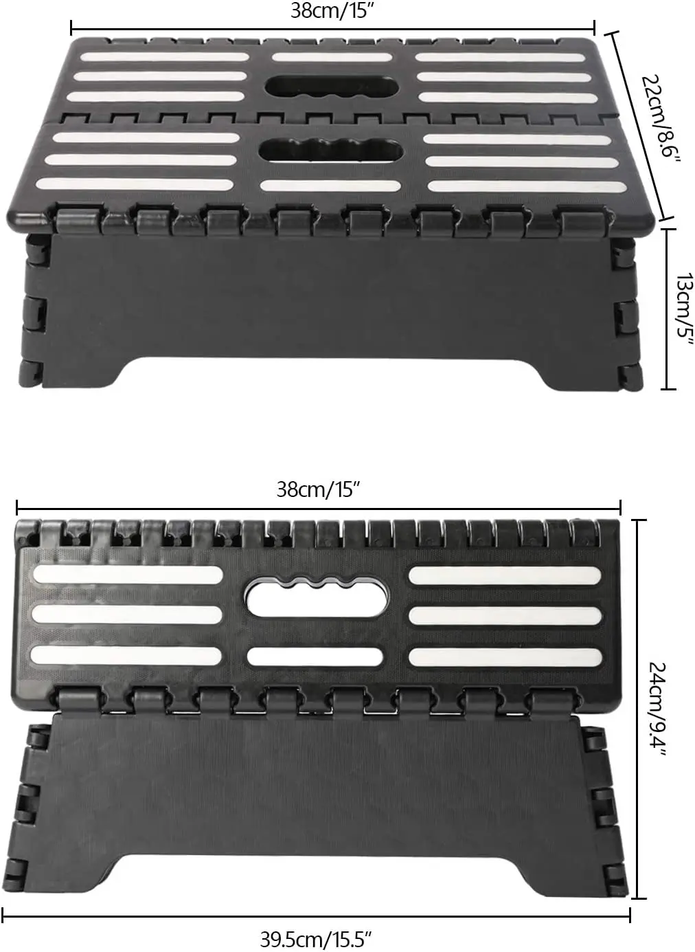 Non-Slip Home Door Elderly Ladder,Auxiliary Half-Step Folding Step Stool,Portable Plastic Folding Stool For Bed,Stairway,Step