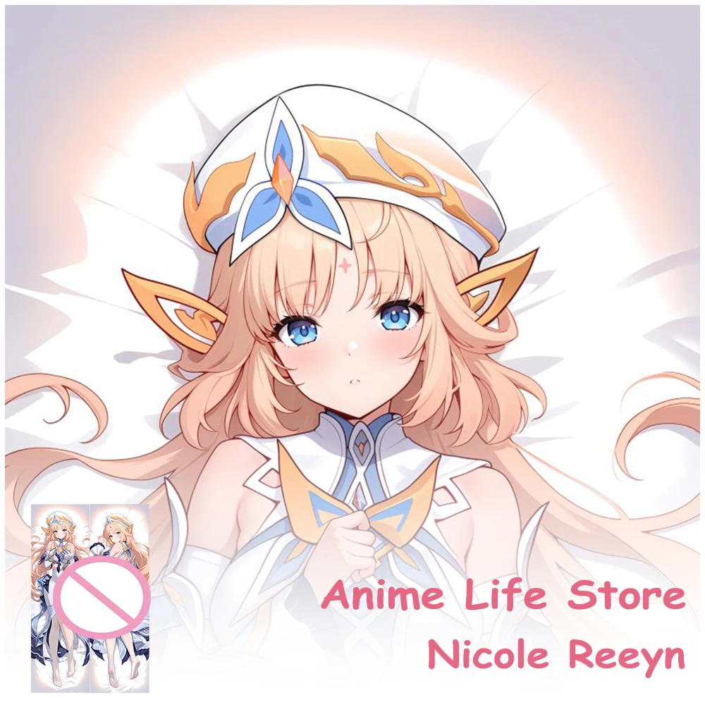 Anime Nicole Reeyn Long Dakimakura Cover Pillowcase Genshin Hugging Body Pillowcases Otaku Bedding Cushion Covers Decor Room
