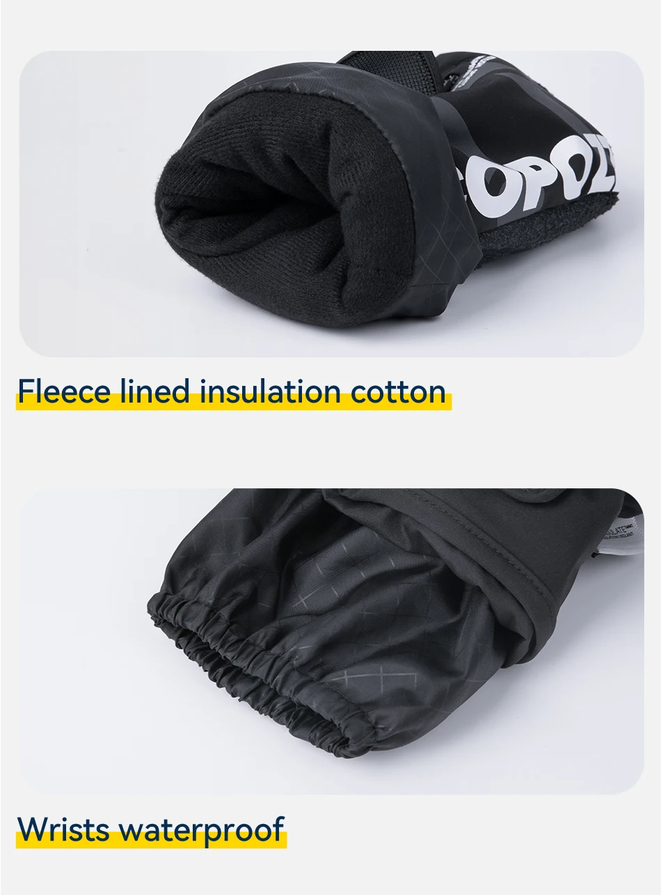COPOZZ Kevlar verdickte Skihandschuhe Winter Männer Frauen 3M Thinsulate Thermo-Snowboard-Handschuhe wasserdichte warme Fäustlinge Skihandschuhe – Detail 12