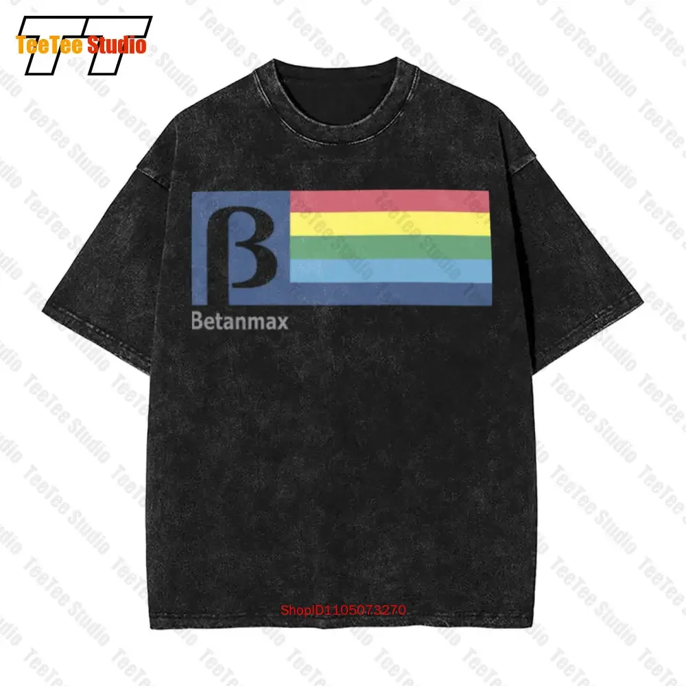 Betamax Video Casette Format 1980'S The Eighties Vintage Oversized T-Shirt 8UWG