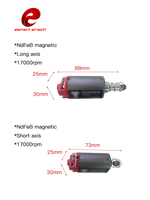 Element M120/140/160 Airsoft Motor AEG/ EBB Motor 17000RPM Long/ Short Axis for Airsoft M4/MP5 M16 G3 P90 AK