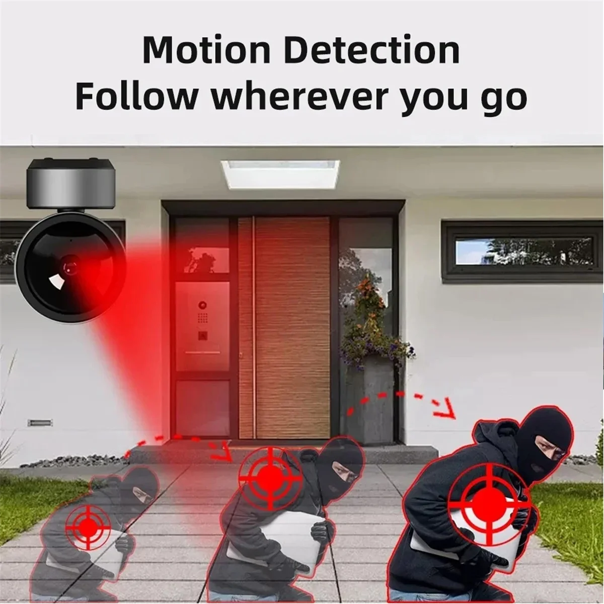 جديد 3C-Tuya 5MP IP كاميرا WIFI Tuya المنزل الذكي HD للرؤية الليلية اتجاهين الصوت السيارات تتبع سحابة كاميرا المنزل الذكي ، الاتحاد الأوروبي التوصيل