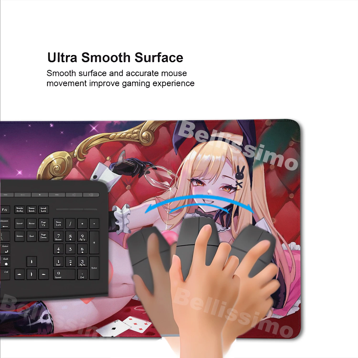 لوحة ماوس أنيمي فتاة ماوس مثير بنات كبير Bood الصدر ماوس مفرش كمبيوتر ألعاب حصيرة هنتاي لوحة ماوس كوميدية ملحقات الكمبيوتر المحمول #6