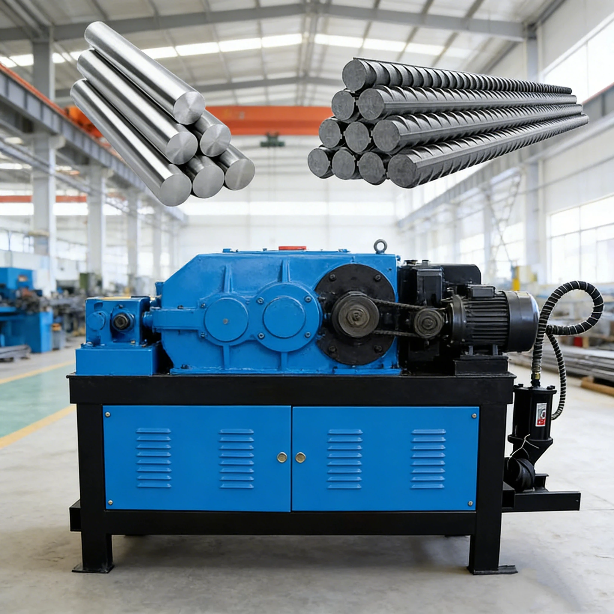 

Cheap bar Straightener and Cutter Machines Steel bar Shearing Machine Sale bar Straightening and Cutting Machine customized