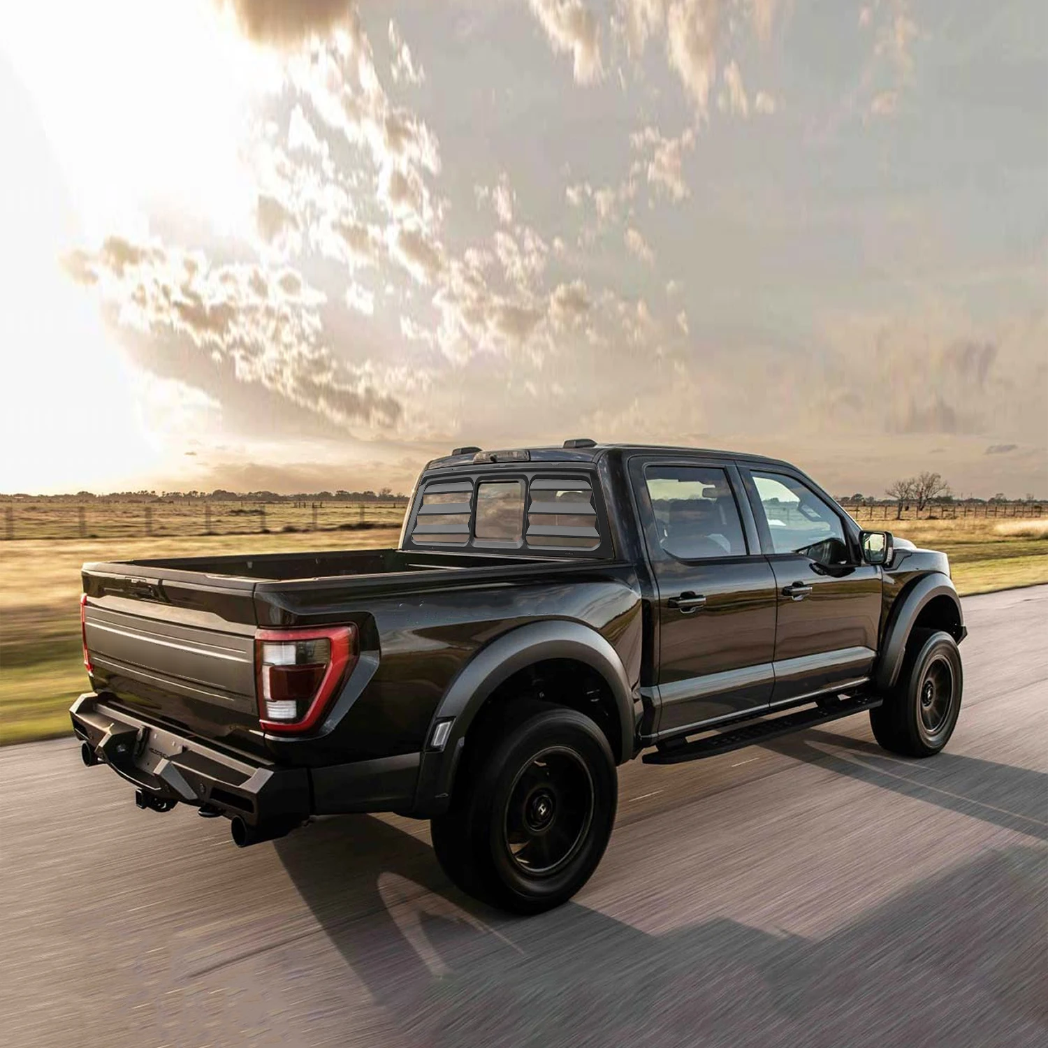 Rear Window Louver DIY for Ford F-150 2019-2023 Raptor/Lightning | ABS Material Review thumbnail