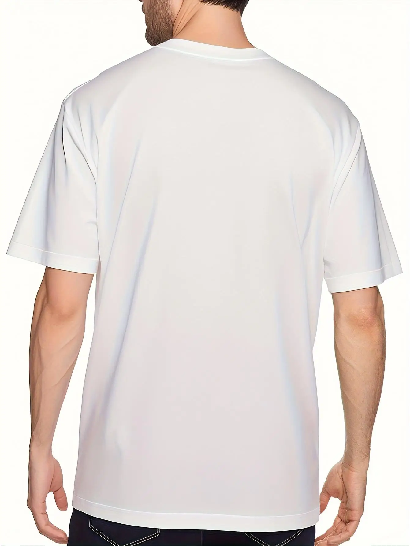 Minimalist Abstract Landscape Pattern Short Sleeve T-Shirt One Day One Moment Light Shadow Design Unisex Pure Cotton Loose Top Sun Moon Ocean Element Print Trendy Casual Versatile Summer New Fashion Creative