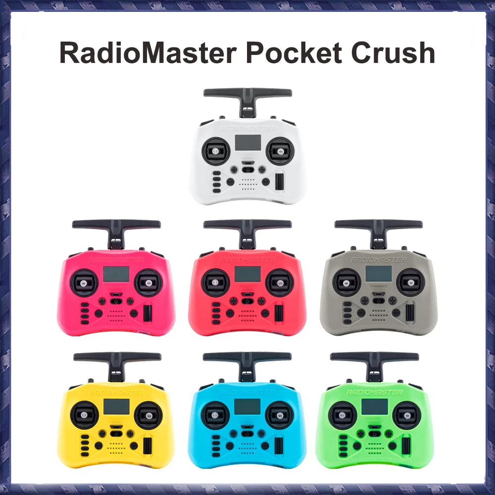 Radiomaster Pocket Crsuh ELRS 2.4G 7 colori piccolo controller radio EdgeTX leggero