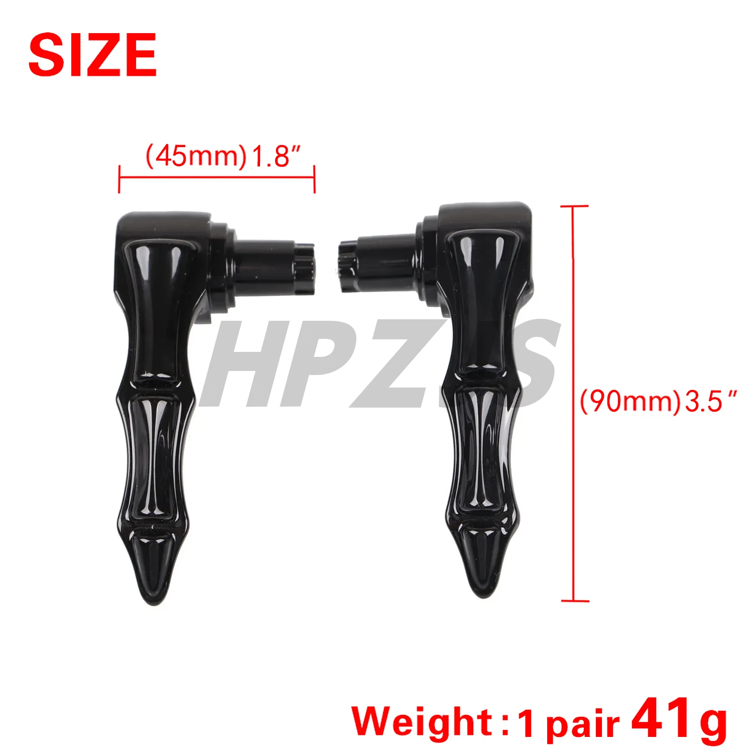 

Saddlebag Lid Lifters Latch Handle Lever For Harley Motorcycle Touring Road King Street Glide FLHR FLTRXS 2014-2023 Gloss Black