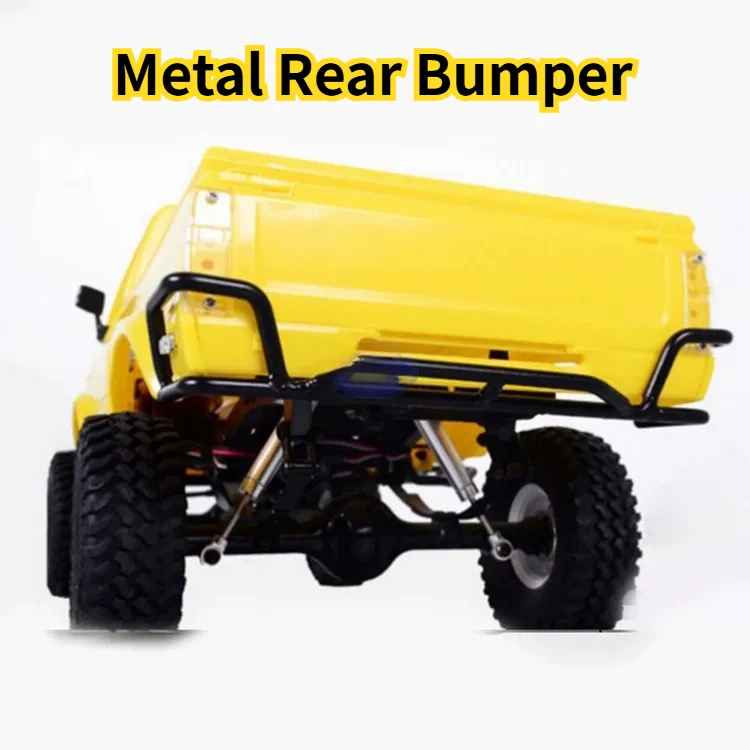 RC Metal Rear Bumper For Axial SCX10 1/10 Scale Rock Crawler Simulation Off Road Car Custom Upgrade Decor Accessories
