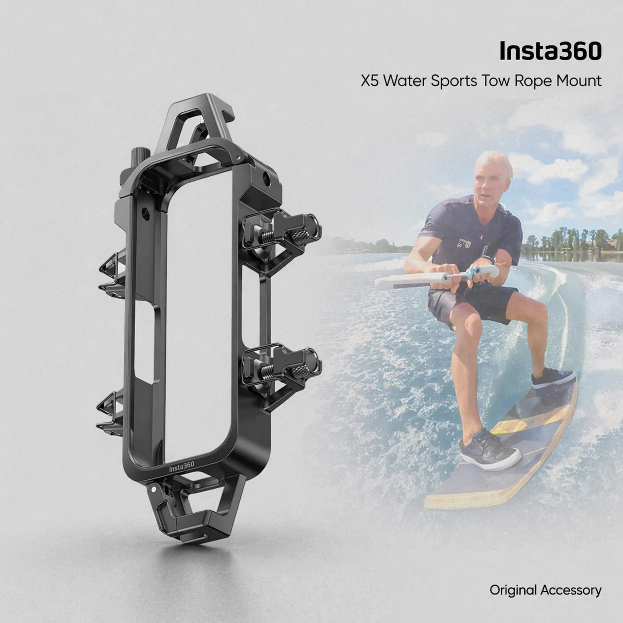 

Крепление-ремень Insta360 X5 для водных видов спорта, невидимое крепление для серфинга, кайтсерфинга, вейксерфинга, для веревок 1-8 мм