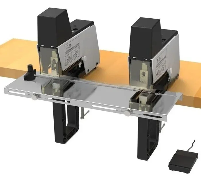 Cross border special supply Electric Double Head Saddle Stapler Raphe Stapler Auto Table Stapler