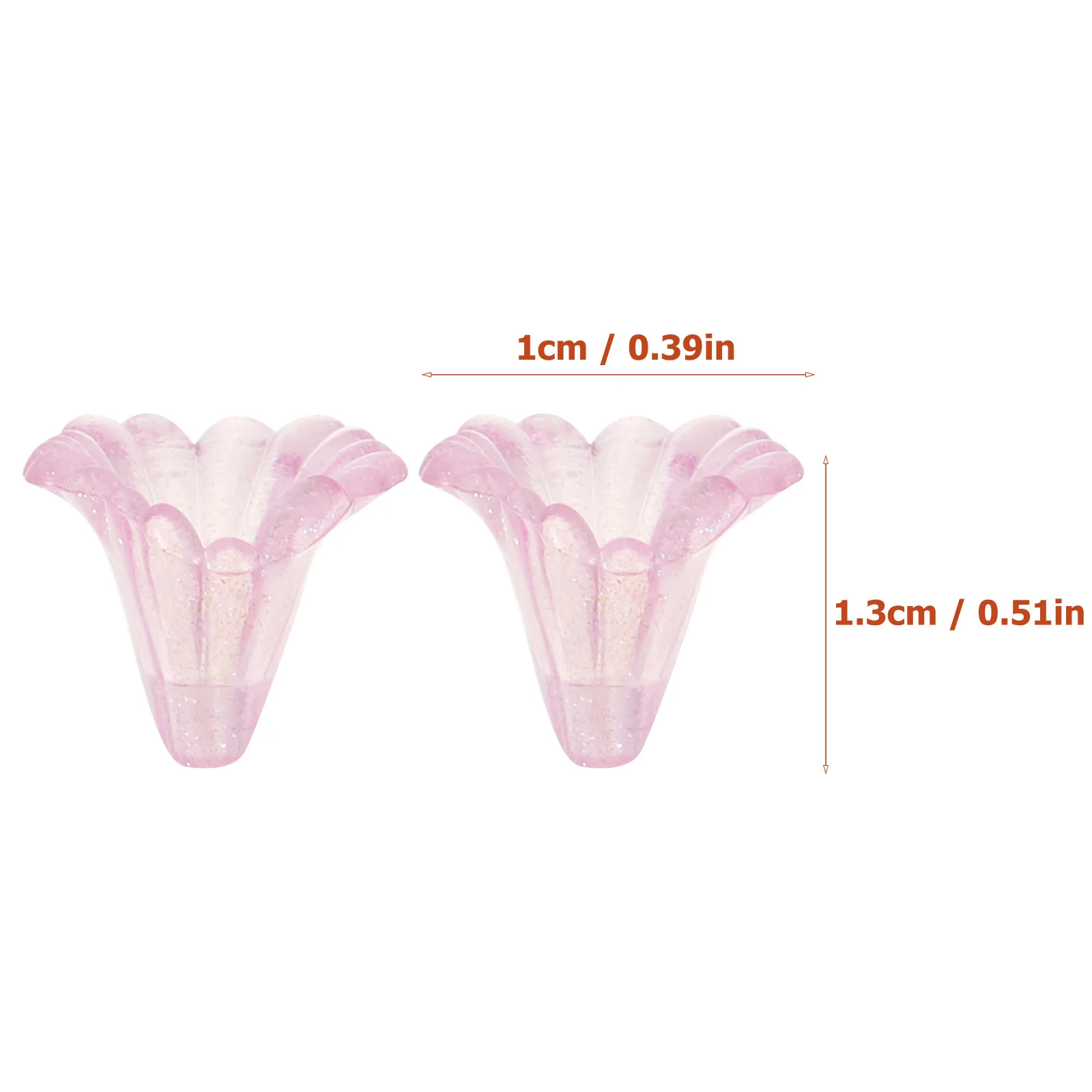 100 قطعة الخرز الاكريليك للمجوهرات DIY بها بنفسك ثقب صغير فضفاض الخرز سوار قلادة أقراط الحرفية صنع السحر حبة السحر