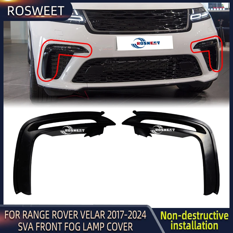 

Front Bumper Fog Lamp Cover Lightshade For Land Rover Range Rover Velar SVA L560 2017-2024 Car Exterior Accessories LR126768