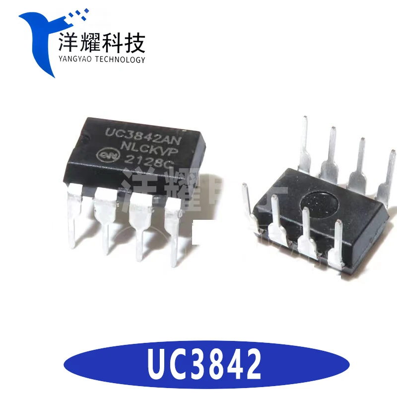 New Original UC3842 Power Chip, DIP8 Direct Pulse Width Modulator IC