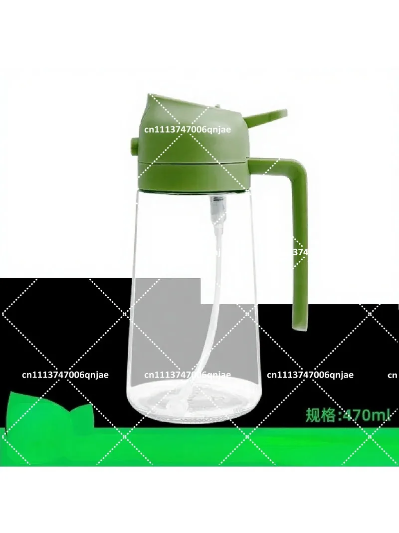Glass Oil Spray Bottle for Kitchen Cooking, Dual Purpose Oil Dispenser with Mist Spray, Household Seasoning Container
