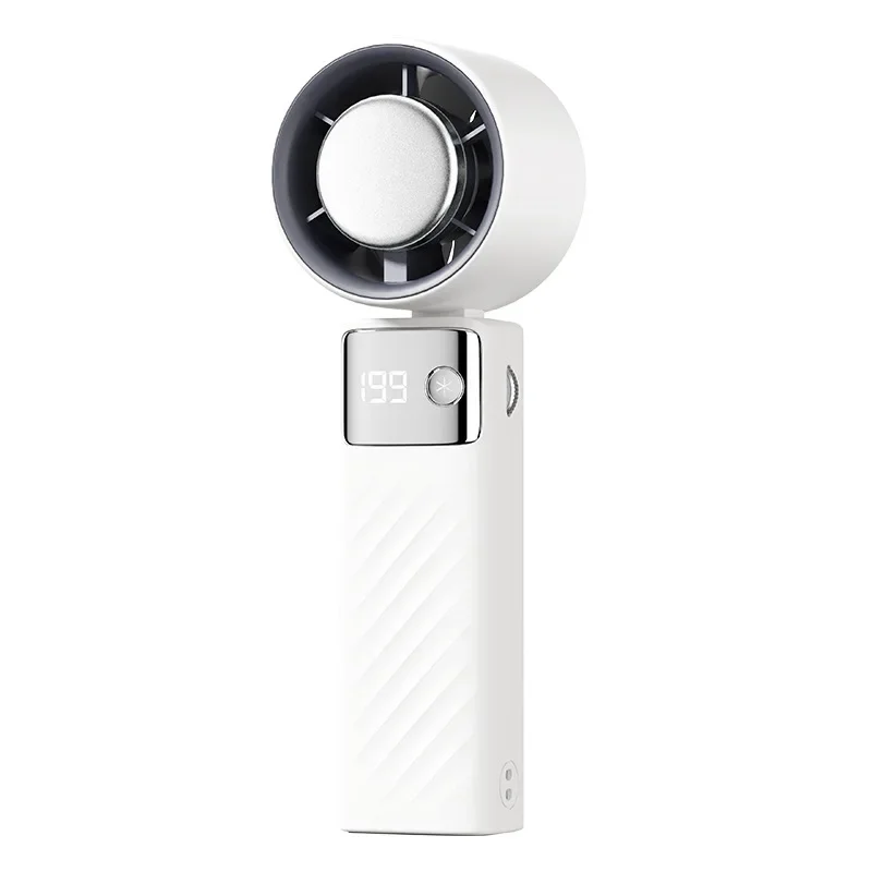 New Simple Handheld Violent Fan Ice Compress Mini High Speed Small Fan Desktop Fan Portable Outdoor Handheld Electric