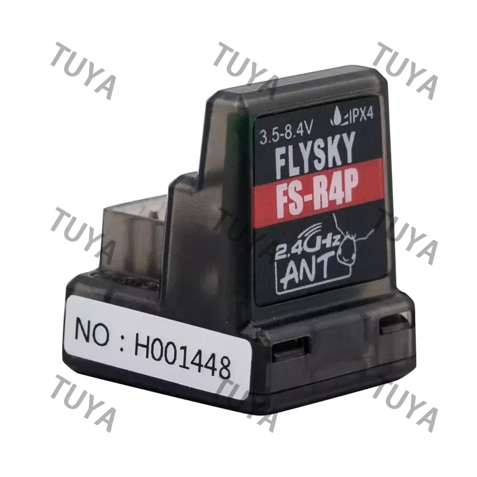 FS-R4P Radio Transmitter Single Antenna Flysky FS-R4P SDR Receiver PWM Interface for FS-G4P FS-G7P FS-ST8 FS-MG41 FS-MG4