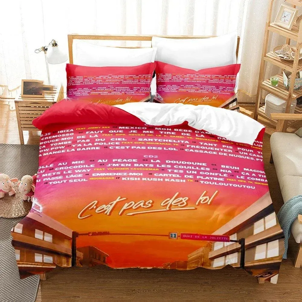 

3D Printed JuL Cest Pas Des Lol Bedding Set Bedroom Soft Modern Bedspreads Comefortable Duvet Cover Quilt Cover And Pillowcase