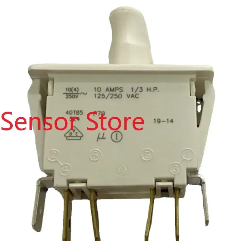 

10PCS Button Switch F79-30A DPDT 250V 10A Quick Connect Patch Panel Installation