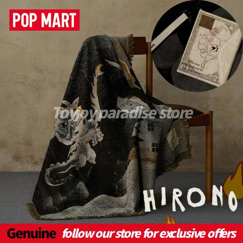 Оригинальное жаккардовое одеяло Pop Mart Hirono Mist-Walker Series, сумка-чехол для дивана и паспорта, коллекционные модные игрушки, подарок на день рождения