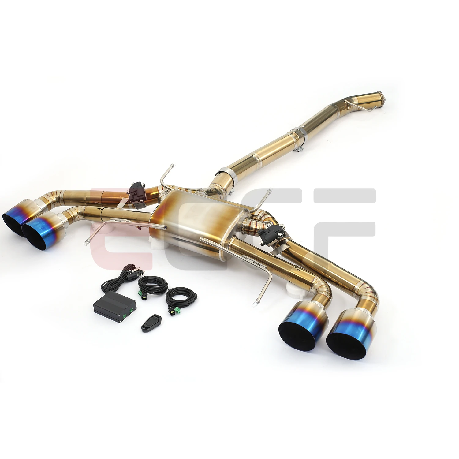 Sporty Titanium Catback Exhaust System For Nissan GTR R35 Plug and Play Performance Upgrade Easy Installation