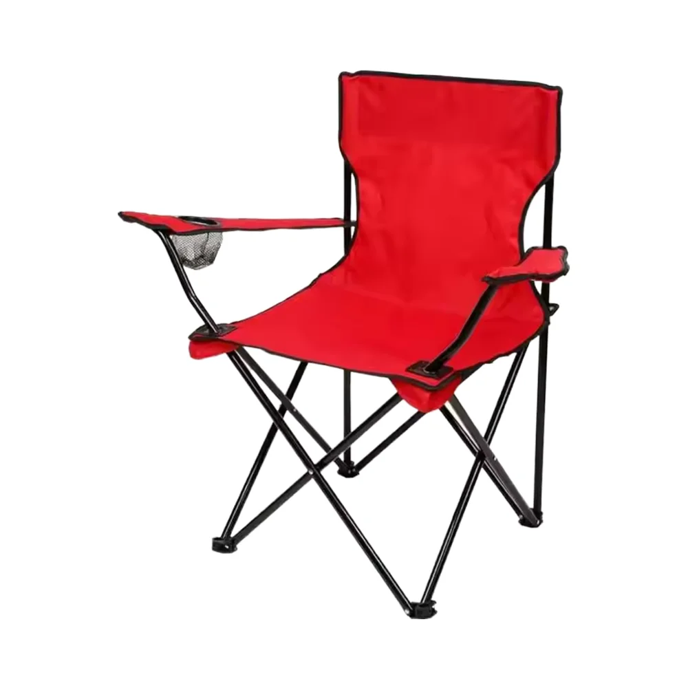 كرسي شاطئ بإطار فولاذي مضاد للصدأ بتصميم عصري مع 5 أوضاع، حزام حمل قابل للطي، أثاث خارجي من قماش أكسفورد #2