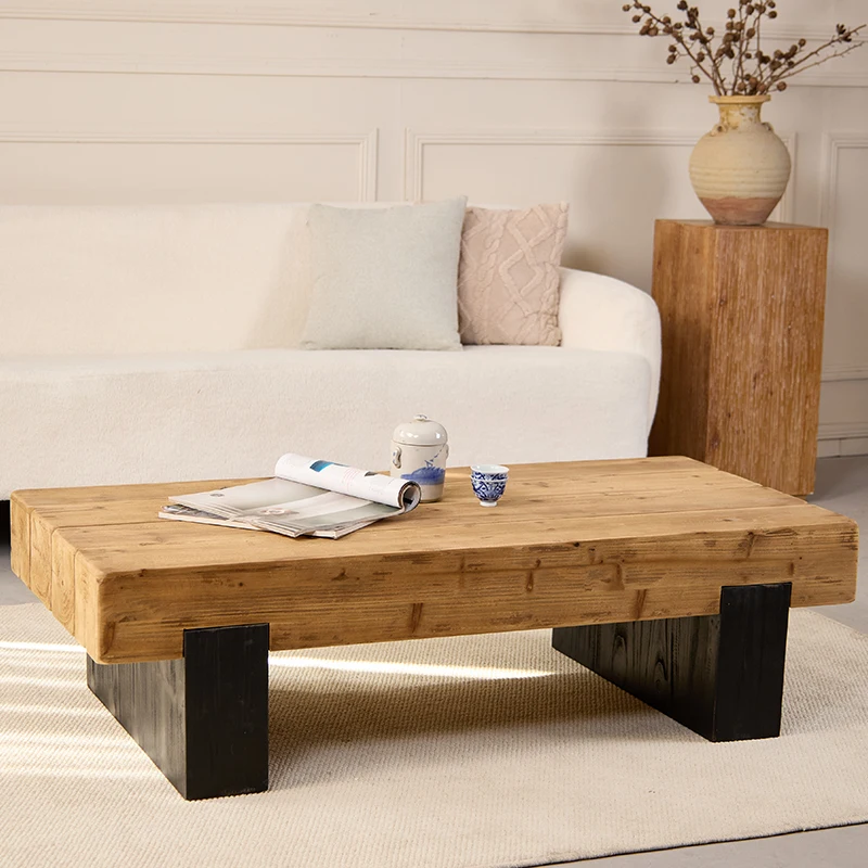 Bild 3: Beweglicher hoher Couchtisch, stehend, Abendessen, Schreiben, Designer-Wohnzimmer, Holz, moderner Beistelltisch, luxuriöser Couchtisch, Wohnmöbel