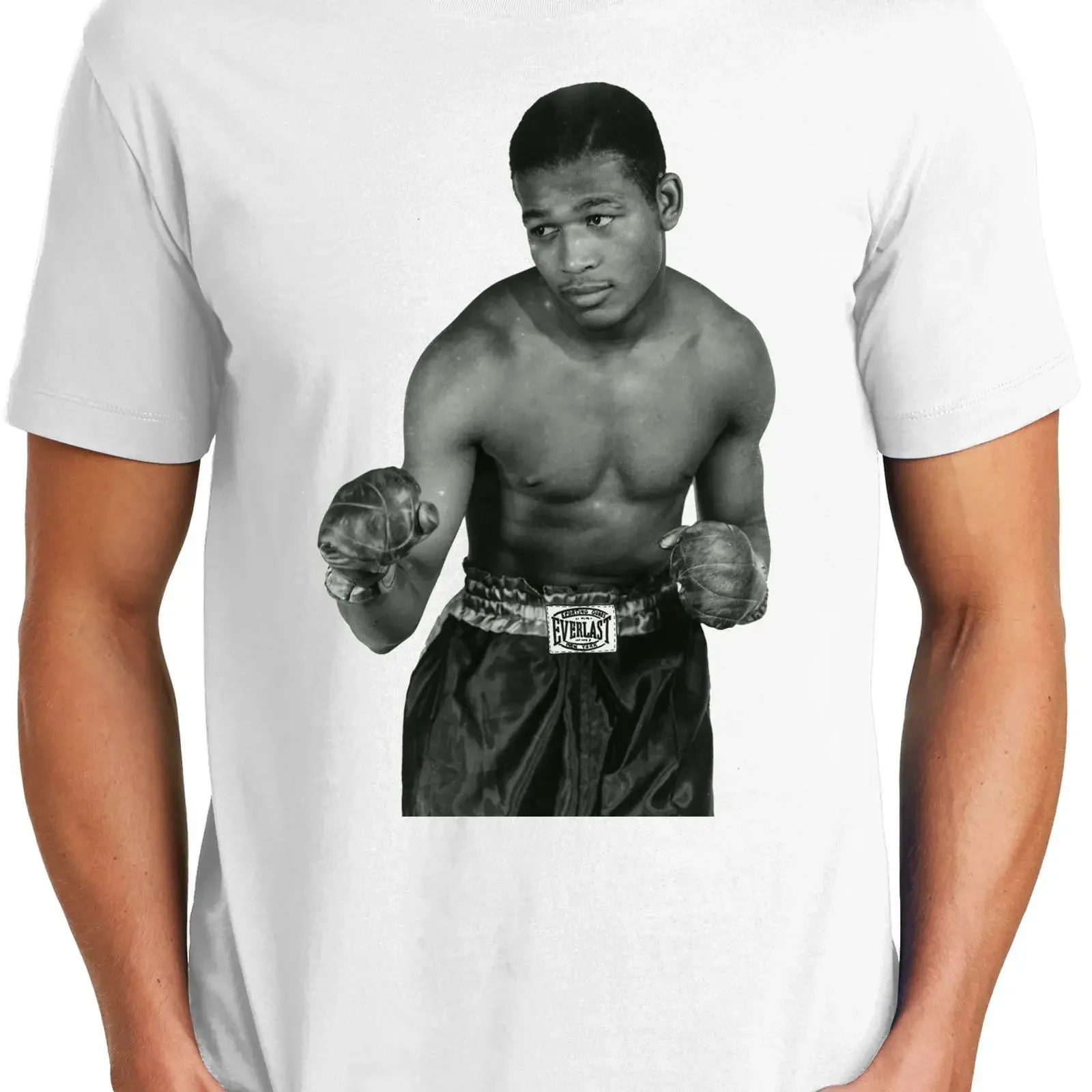 Big Guys Rule and Tall Sugar Ray Robinson Photo T Shirt vintage Washed designer clothes Breathable fashion graphic Stylish