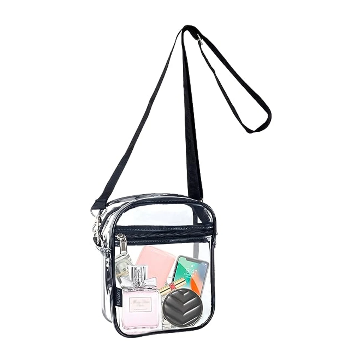 

Прозрачная сумка через плечо, миниатюрная прозрачная сумка через плечо, модная квадратная сумка из ПВХ с мини-кошельком для монет