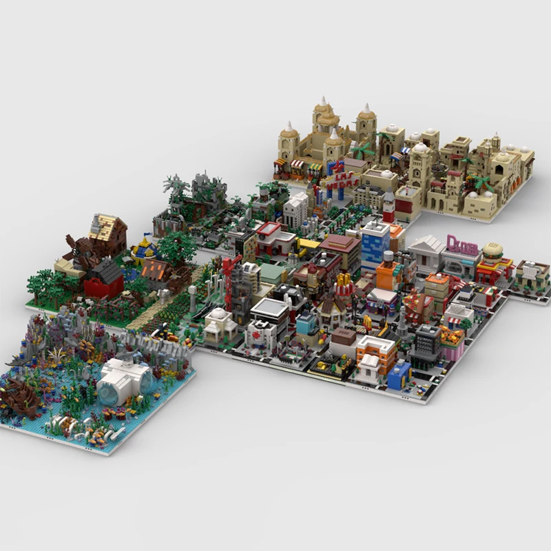 42265pcs MOC Modular World Build MOCs Model Building Blocks Toy Construction Christmas Gifts Birthday Assemble Creative Kids DIY