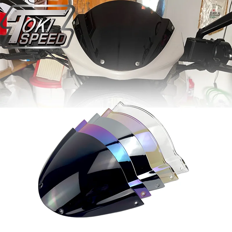 For DUCATI Monster 696 796 1100 1100S Monster 1100 EVO Motorcycle Sports Windshield Head Cover WindScreen Deflector Viser Visor