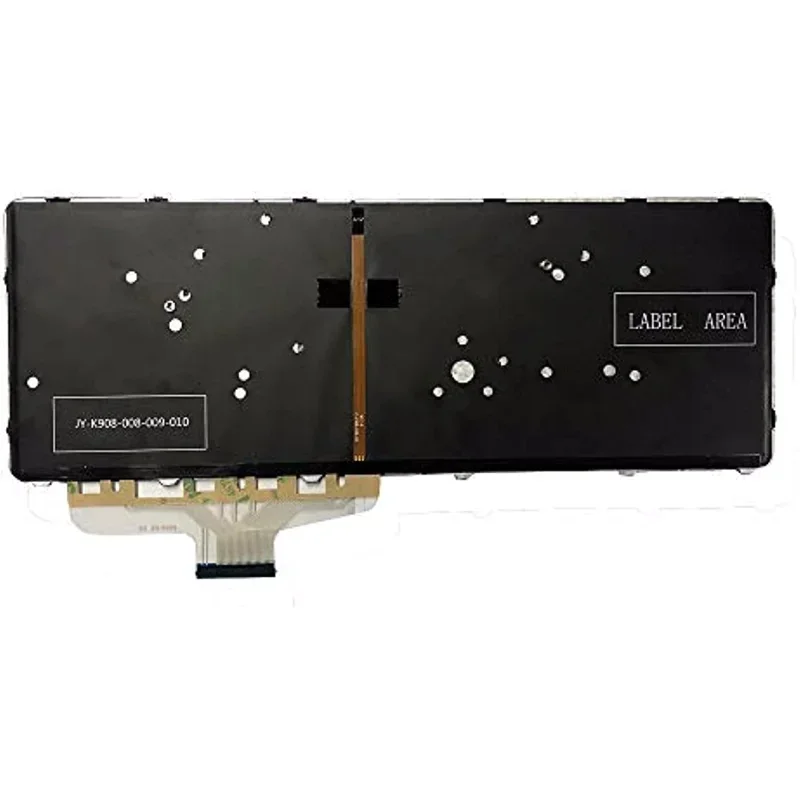 Laptop Backlit US Keyboard Replacement for HP Elitebook Folio 1040 G3 818252-001 844423-001 9Z.NCHBQ.001, NSK-CY0BQ (Silver)