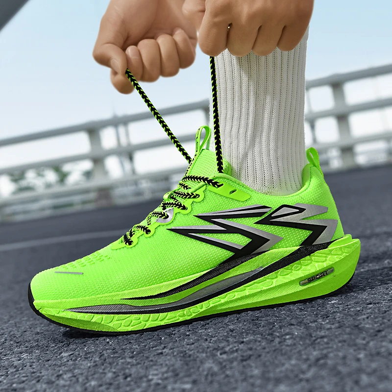 

Унисекс кроссовки для бега 2026 с полной карбоновой пластиной, профессиональные марафонские, легкие, с амортизацией, дышащие спортивные кроссовки