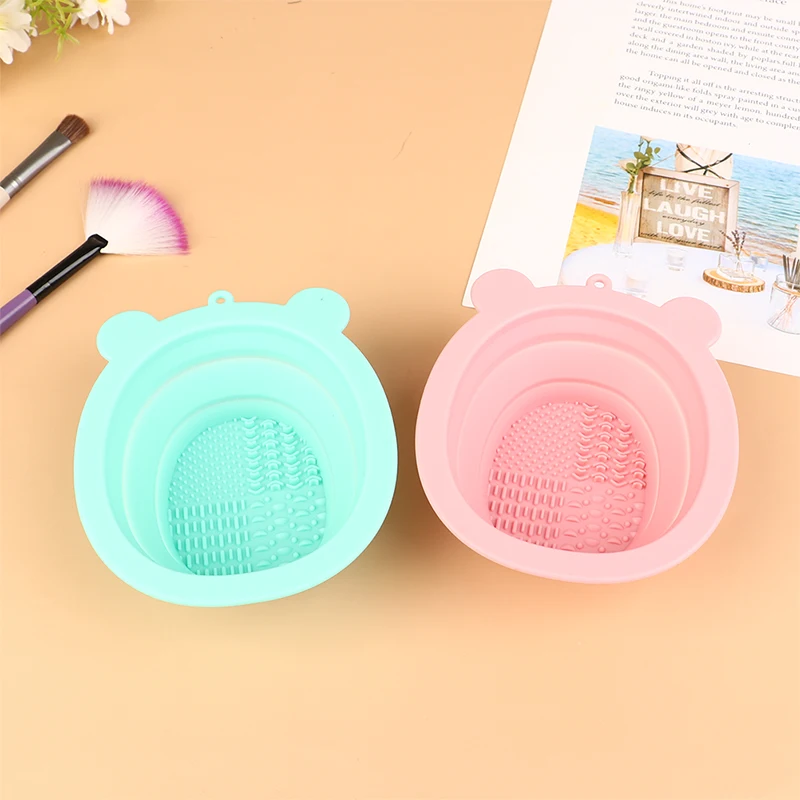 Cuencos de silicona para lavar, almohadillas de limpieza, cepillos de maquillaje, herramientas de belleza, tablero de fregado, herramientas de maquillaje
