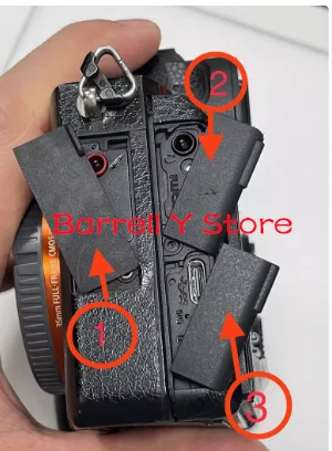 NEW USB Rubber Lid Door HDMI-Compatible MIC Cap Interface Cover For Sony ILCE-7M3 ILCE-7III A7M3 A7III Camera Repair Part