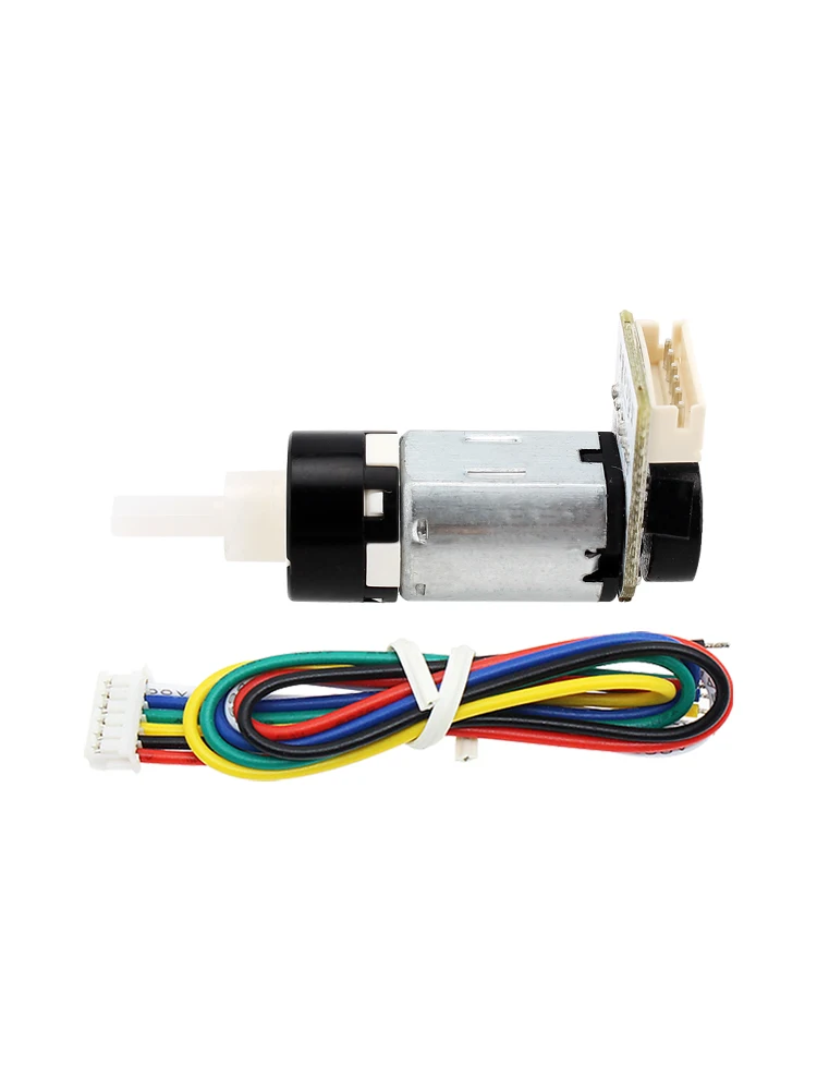 Dc motor 12GP planetary reducer large torque can be blocked N20 encoder disc reducer motor 5V